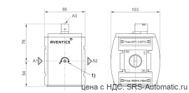 Aventics Клапан плавного пуска, с пневматическим управлением, Cерия AS5-SSV – R412009311 - Aventics Клапан плавного пуска, с пневматическим управлением, Cерия AS5-SSV – R412009311