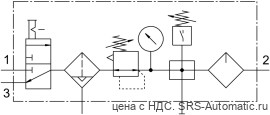 Festo FRC-1/4-D-MIDI-KC-A Блок подготовки воздуха - Festo FRC-1/4-D-MIDI-KC-A Блок подготовки воздуха