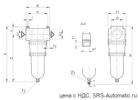 Aventics Фильтр, Cерия MU1-FLS – R412006566 - Aventics Фильтр, Cерия MU1-FLS – R412006566