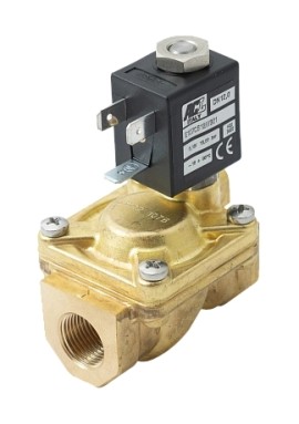 E107CB12///301 - Клапан запорный с мембранным усилением, 2/2 НЗ, присоединение G3/8", давление 0,15-15бар, с катушкой 24В постоянного тока, корпус из латуни, уплотнения - NBR (-10...+90°С) - E107CB12///301 - Клапан запорный с мембранным усилением, 2/2 НЗ, присоединение G3/8", давление 0,15-15бар, с катушкой 24В постоянного тока, корпус из латуни, уплотнения - NBR (-10...+90°С)