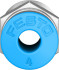 Festo QS-1/8-4 Штуцер - Festo QS-1/8-4 Штуцер