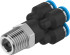 Festo QSQ-1/4-6 Штуцер - Festo QSQ-1/4-6 Штуцер