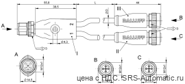 Y-образный распределитель Balluff BCC M415-M415-M415-U2064-006 - Y-образный распределитель Balluff BCC M415-M415-M415-U2064-006