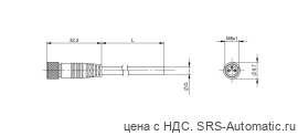 Разъем с кабелем Balluff BCC M313-0000-10-036-PS0334-050 - Разъем с кабелем Balluff BCC M313-0000-10-036-PS0334-050