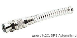 Фитинг прямой байонетный + гайка и пружина 01855 00 003 - Фитинг прямой байонетный + гайка и пружина 01855 00 003
