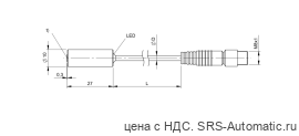 Индуктивный датчик Balluff BES G10ED-PSC08B-EP00,3-GS49 - Индуктивный датчик Balluff BES G10ED-PSC08B-EP00,3-GS49