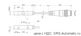 Индуктивный датчик Balluff BES Q08ZE-PSC20B-BP00,5-GS04 - Индуктивный датчик Balluff BES Q08ZE-PSC20B-BP00,5-GS04