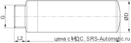 Aventics Пневмоглушитель, Cерия EBS – R412007594 - Aventics Пневмоглушитель, Cерия EBS – R412007594