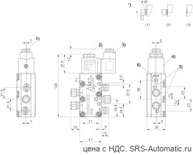 Aventics 5/2-пневмораспределитель, Cерия 740 – 5727455280 - Aventics 5/2-пневмораспределитель, Cерия 740 – 5727455280