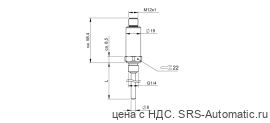 Датчик температуры Balluff BFT 6100-DX002-A06A1A-S4 - Датчик температуры Balluff BFT 6100-DX002-A06A1A-S4