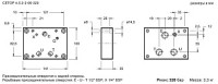 PMRPCQ2-AI4G/10_1960526 - Плита для регуляторов расхода, E-U-T=G1/2