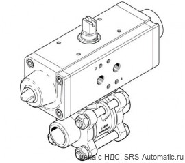 Festo VZBA-11/4"-WW-63-T-22-F0405-V4V4T-PS53-R-90-4-C Кран шаровой - Festo VZBA-11/4"-WW-63-T-22-F0405-V4V4T-PS53-R-90-4-C Кран шаровой