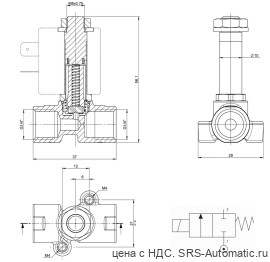Клапаны электромагнитные прямого действия - 2/2 нз 01f 03 1 25 n 0 - Клапаны электромагнитные прямого действия - 2/2 нз 01f 03 1 25 n 0