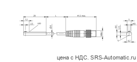 Магнитный датчик для цилиндра Balluff BMF 307K-PS-C-2-SA2-S49-01,5 - Магнитный датчик для цилиндра Balluff BMF 307K-PS-C-2-SA2-S49-01,5