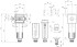 Aventics Фильтр сверхтонкой очистки, Cерия NL2-FLC – 0821303305 - Aventics Фильтр сверхтонкой очистки, Cерия NL2-FLC – 0821303305