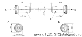 Соединительный кабель Balluff BCC A315-A315-30-330-PS85N4-100 - Соединительный кабель Balluff BCC A315-A315-30-330-PS85N4-100