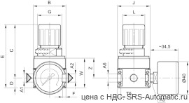 Aventics Регулирующий клапан, Cерия NL1-RGS – 0821302736 - Aventics Регулирующий клапан, Cерия NL1-RGS – 0821302736