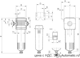 Aventics Предварительный фильтр, Cерия NL2-FLP – 0821303309 - Aventics Предварительный фильтр, Cерия NL2-FLP – 0821303309