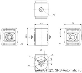 Aventics Разветвитель, Cерия AS1-DIS – R412014662 - Aventics Разветвитель, Cерия AS1-DIS – R412014662