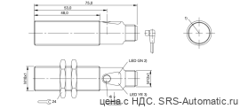 Оптический датчик Balluff BOS 18M-PI-RE30-S4 - Оптический датчик Balluff BOS 18M-PI-RE30-S4