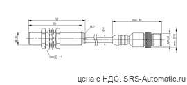 Индуктивный датчик Balluff BES M12MI-PSC20B-BP00,8-GS04 - Индуктивный датчик Balluff BES M12MI-PSC20B-BP00,8-GS04