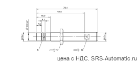Индуктивный датчик расстояния Balluff BAW Z08EO-UAD20B-S04G-H11 - Индуктивный датчик расстояния Balluff BAW Z08EO-UAD20B-S04G-H11