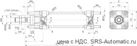 Aventics Цилиндр на стяжках, CNOMO NFE 49-001, cерия C12P – 7471325321 - Aventics Цилиндр на стяжках, CNOMO NFE 49-001, cерия C12P – 7471325321