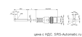 Магнитный датчик для цилиндра Balluff BMF 307K-PS-C-2-S4-02 - Магнитный датчик для цилиндра Balluff BMF 307K-PS-C-2-S4-02