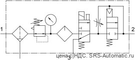 Festo FRC-1/4-D-MINI-KE Блок подготовки воздуха - Festo FRC-1/4-D-MINI-KE Блок подготовки воздуха