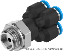 Festo QSQ-G1/8-6 Штуцер - Festo QSQ-G1/8-6 Штуцер