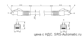 Соединительный кабель Balluff BCC E894-E894-90-367-EX64N9-020 - Соединительный кабель Balluff BCC E894-E894-90-367-EX64N9-020