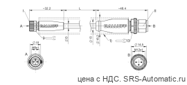 Соединительный кабель Balluff BCC M313-M413-3E-300-EX43T2-020-C008 - Соединительный кабель Balluff BCC M313-M413-3E-300-EX43T2-020-C008