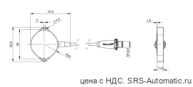 Ультразвуковой датчик расстояния Balluff BUS D50K9-XA-03/100-EP00,3-GS04 - Ультразвуковой датчик расстояния Balluff BUS D50K9-XA-03/100-EP00,3-GS04