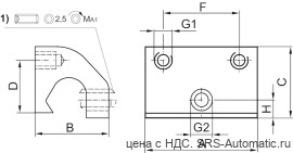 Aventics Крепление датчика, Cерия CB1 – 3220613562 - Aventics Крепление датчика, Cерия CB1 – 3220613562