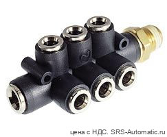 101D60438 VERTEILER 8- 4-R3/8 PNEUFIT - 101D60438 VERTEILER 8- 4-R3/8 PNEUFIT