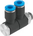 Festo QSLV2-G1/8-6 Штуцер - Festo QSLV2-G1/8-6 Штуцер