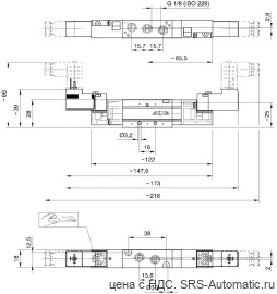 Aventics 5/3-пневмораспределитель, Cерия WV02 – 0820039018 - Aventics 5/3-пневмораспределитель, Cерия WV02 – 0820039018