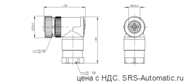 Разъем Balluff BCC M444-0000-1S-000-61X4A5-000 - Разъем Balluff BCC M444-0000-1S-000-61X4A5-000