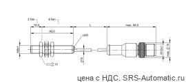 Индуктивный датчик Balluff BES M08MG-GSC20B-BP01-GS04 - Индуктивный датчик Balluff BES M08MG-GSC20B-BP01-GS04