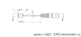 Индуктивный датчик Balluff BES M08EA-NSC15B-EP00,3-GS49 - Индуктивный датчик Balluff BES M08EA-NSC15B-EP00,3-GS49