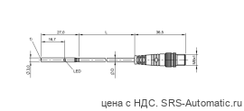 Индуктивный датчик Balluff BES G03ED-NSC10B-EP00,3-GS49 - Индуктивный датчик Balluff BES G03ED-NSC10B-EP00,3-GS49