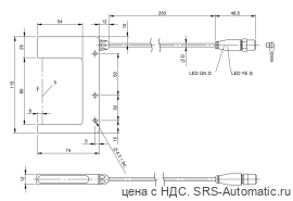 Щелевой датчик Balluff BGL 80F-007-00,2-S4 - Щелевой датчик Balluff BGL 80F-007-00,2-S4