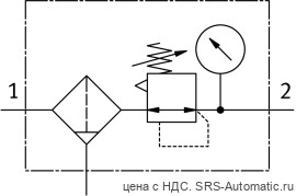 Festo LFR-1/4-D-7-MINI Фильтр-регулятор - Festo LFR-1/4-D-7-MINI Фильтр-регулятор