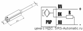 Магнитные датчики dsl - pnp серия датчики  dsl4 n 225 - Магнитные датчики dsl - pnp серия датчики  dsl4 n 225