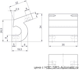 Aventics Крепление датчика, Cерия CB1 – 5230033502 - Aventics Крепление датчика, Cерия CB1 – 5230033502