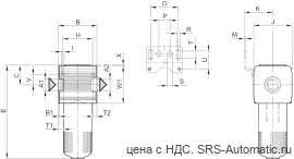 Aventics Фильтр с активированным углём, Cерия NL4-FLA – 0821303301 - Aventics Фильтр с активированным углём, Cерия NL4-FLA – 0821303301