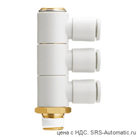 SMC KQ2-VT10-02S Коллектор цанговый - SMC KQ2-VT10-02S Коллектор цанговый