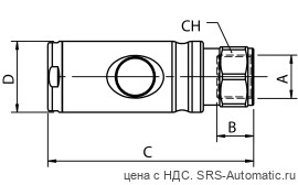 Безопасная муфта брс с параллельной внутренней резьбой 0b122 00 003 - Безопасная муфта брс с параллельной внутренней резьбой 0b122 00 003