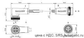 Соединительный кабель Balluff BCC B324-B314-30-304-MW8434-010 - Соединительный кабель Balluff BCC B324-B314-30-304-MW8434-010