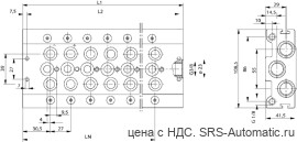 Aventics R-, P-, S- присоединительная плита, Cерия CD04 – 8985070122 - Aventics R-, P-, S- присоединительная плита, Cерия CD04 – 8985070122